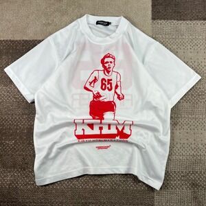 Undercover Jun Takahashi Kiryu Hori Marathon Finisher T-Shirt White Red Mens M
